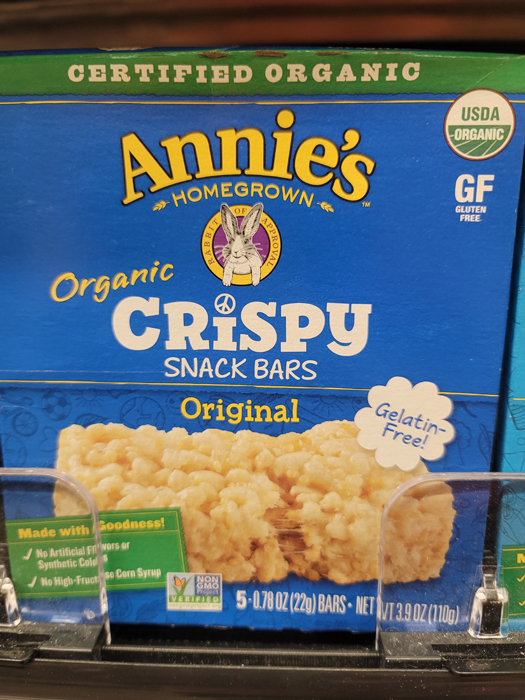 Annies Organic Crispy Snack Bars